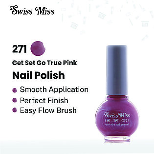 Swiss Miss Nail Polish Get Set Go True Pink (271)