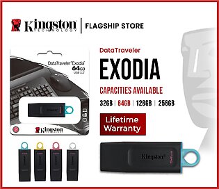 Kingston USB Flash Drive 64 GB Lifetime Warranty-DT Exodia 3.2
