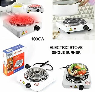 Electric Stove - Single Stove - Portable Electric Stove - Electric Stove For Cooking - Electric Hot Plate - Heat Up In Just 2 Mins - Easy To Clean - Stove Burner 1000w