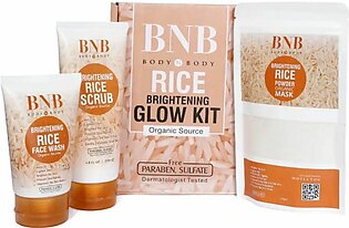 Bnb Rice Brightening Glow Kit 3 In 1