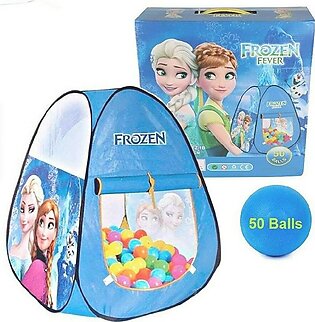 Frozen Tent House for Kids- Play tent for kids with 50 Balls