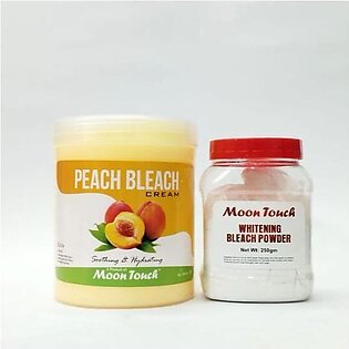 Peach Bleach Cream With Powder 500 Ml | Moon Touch