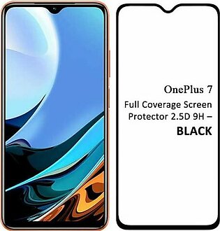 Mofi Premium Tempered Glass For Oneplus 7 Full Coverage Screen Protector 2.5d 9h – Black
