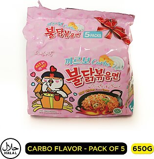 Samyang Carbo Flavour Ramen Noodles Family Pack