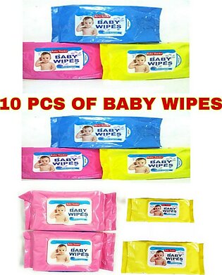 Baby Wipes 80 Sheets (10 Packets)
