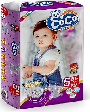 Coco Pampers Pants Baby Diapers (size Midium, Peices72)