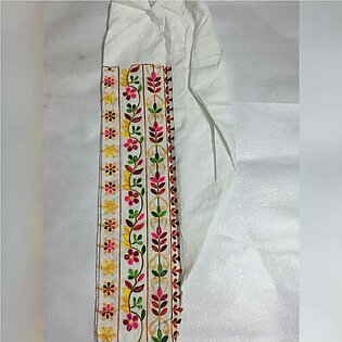 Stylish Phulkari Embroidered Trouser For Women