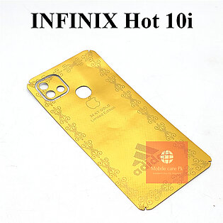 Hot 10i 24k Back Golden Sheet For Infinix Hot 10i