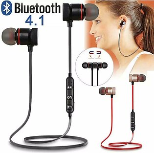 Sports Bluetooth Headset Good Quality Bluetooth Earphone for Samsung Galaxy Oppo VlVO Huawei Apple iPhone & all Smart Phones With Free Data Cable