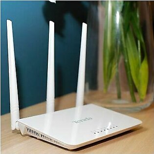 Tenda F3 New Box Packed Router -tenda F3 300mbps 3 Antenna Wireless Router