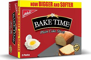 Bake Time Plain Cake Slices ( 6 Packs )
