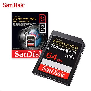 Sandisk Extreme Pro 64gb 200mb/s Sdxc Uhs-i Card