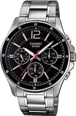 Casio - Mtp-1374d-1avdf - Stainless Steel Wrist Watch For Men