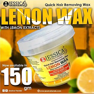 Jessica Quick Hair Removing Lemon Wax For Face & Body - 150ml
