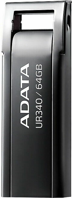 Adata Ur340 Royal Metal 3.2 Usb Flash Drive, 64gb, Fast Speed