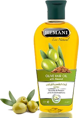 𝗛𝗘𝗠𝗔𝗡𝗜 𝗛𝗘𝗥𝗕𝗔𝗟𝗦 - Olive Hair Oil 100ml