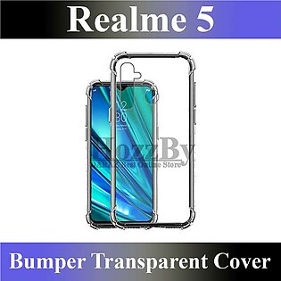 Realme 5 Back Cover  Realme 5s Back Cover  Realme 5i Back Cover  Realme 6i Back Cover  Realme C3 Back Cover Transparent Extra Bumper Soft Crystal Clear Case Cover For Realme 5/5s/5i/6i/C3