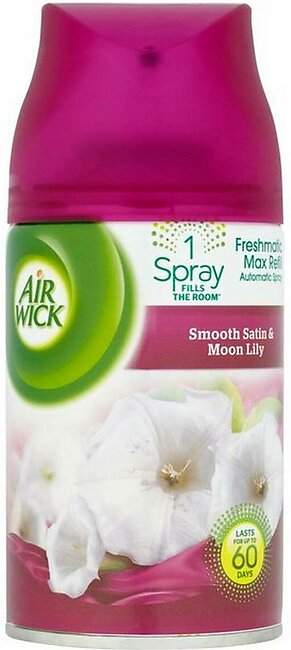 Air Wick Freshmatic Smooth Satin & Moon Lilly Blossom Sensor Machine Refill Room Freshner - 250ml Room Spray