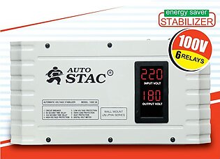Stac Voltage Stabilizer, 1000va, 6 Relays, Input 100 Volts