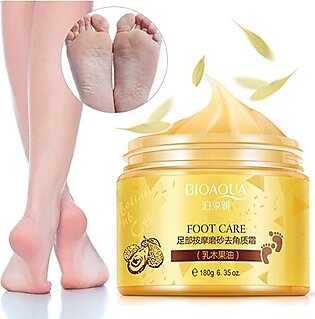 Bioaqua Shea Butter Foot Care Cream Massage Scrub 180g