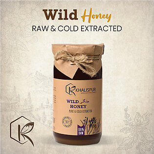Khalispur Wild Pure Raw Honey Unprocessed Cold Natural Extracted - 400g