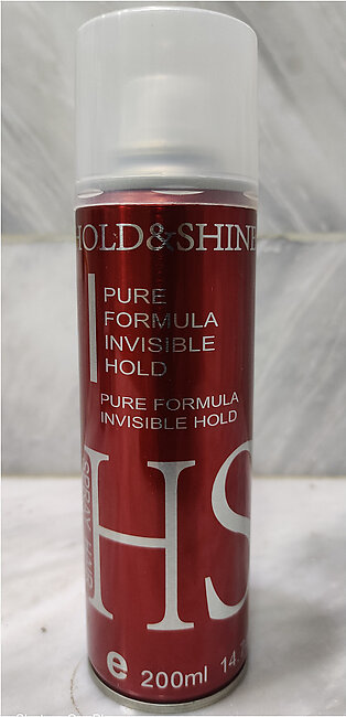 Hold&shine Hair Spray 250ml - Super Firm Hold Professional Hairs Spray Long Lasting For Men & Women