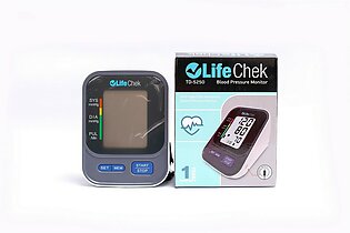 LifeCheckBlood Pressure Monitor Arm Accurate Digital BP Operator Machine for Home Use & Pulse Rate Detection Meter with Cuff Memory LCD Digital Display
