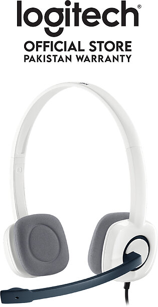 Logitech H150 Stereo Headset With Noise Cancellation Microphone (cloud-white)