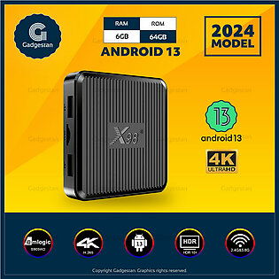 X98q - 6gb 64gb - Android 13 - 4k - Smart Android Tv Box