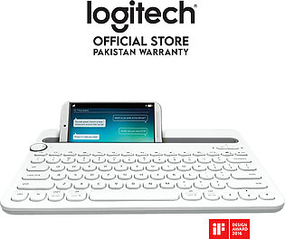 Logitech K480 Bluetooth Multi-device Keyboard For Computers, Tablets And Smartphones (white)
