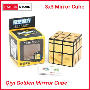 Original Qiyi Mirror Cube 3x3 Silver Sticker Less Qiyi Warrior S Best Quality Fast Speed Magic Rubik Speed Cube Educational Puzzle Toys