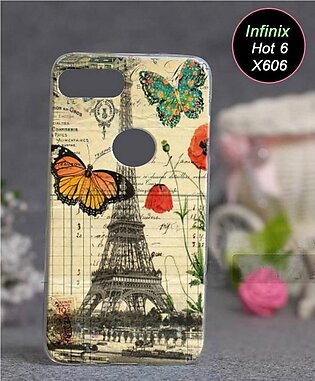 Infinix Hot 6 X606 Back Cover - Eiffal Tower Cover