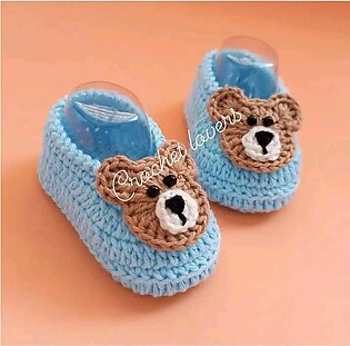 Baby Booties / Baby Shoes / Cute Baby Woolen Crochet Handmade Customize Baby Girl
