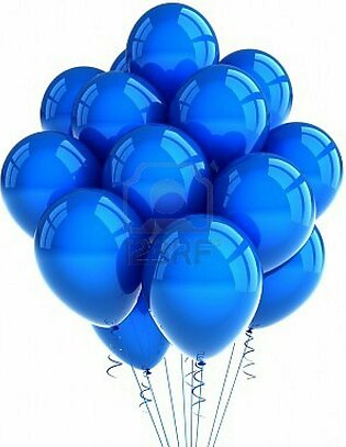 Pack Of 10 Blue Balloons, For Birthday, Events, Party, Decorations, Anniversary