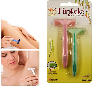 Pack Of 2 Tinkle Body Hygiene Razors Set For Women
