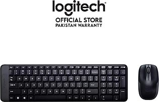 Logitech Mk220 Wireless Keyboard & Mouse Combo (black)