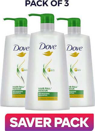 Rs.250 Off On Pack Of 3 Of Dove Hairfall Rescue Shampoo - 650ml