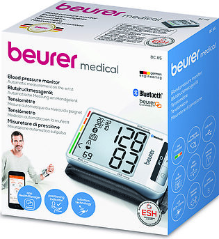 Beurer Bc 85 Bluetooth速 Wrist Blood Pressure Monitor