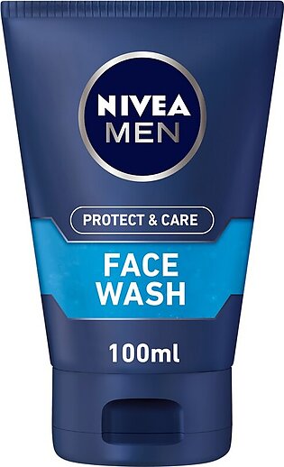 Nivea For Men - Protect & Care Face Wash, Aloe Vera, 100ml