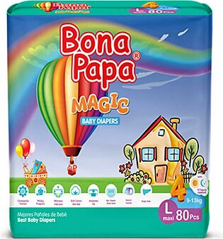 Bona Papa Baby Diaper (size 4no Large) 9-13kg 80pcs Pack