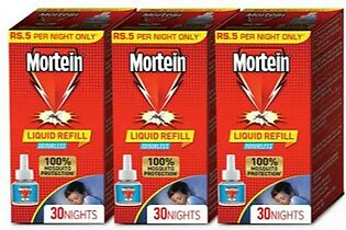 Mortein Mosquito Repellent Refill 90 Nights Odourless 25ml - Pack Of 3