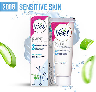 Veet Silky Fresh Hair Removal Cream For Sensitive Skin With Aloe Vera And Violet Blossom Fragrance 200gm