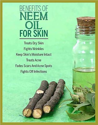 Neem Oil, Roghaan E Neem , Cold Pressed, Organic And Natural