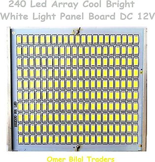 Pack of Four 240 Led Array Cool Bright White Light Panel Board DC 12V