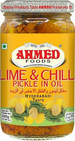 Ahmed Lime Chilli Pickle Hyderabadi 330g