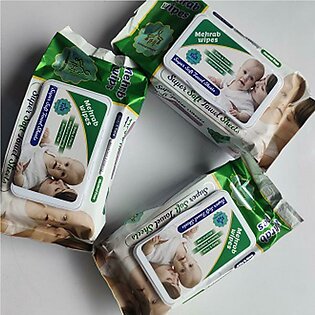 Baby Wipes Mehrab Baby Wipes (3 Packs) (70 Wet Sheets Each)