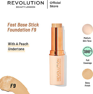 Makeup Revolution Fast Base Stick Foundation F9
