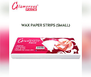Glamorous Face wax Removal Paper Strips, 50 Sheets Professional wax Removal Non Irritating Waxing Strips.