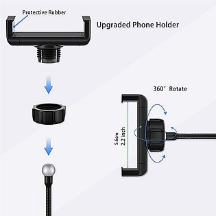 26CM 36CM Ringlight Mobile Holder with Flexible Metal Thread Stick