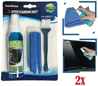 3 In 1 Super Cleaning Kit For Lcd, Tv, Camera, Lens And Screens